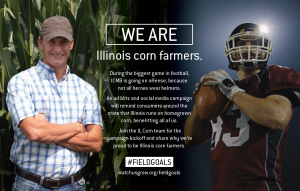 Illinois corn farmers go on offense during the big game