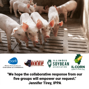 Illinois Farm Groups Request Funding to Safeguard Illinois’ Livestock