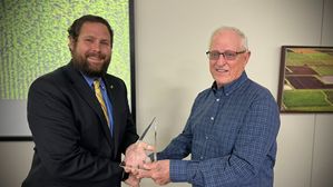 Stewart Receives Randy Stauffer Stewardship Award from PCM 