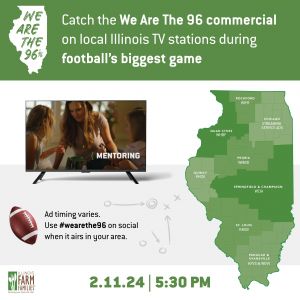 ILLINOIS FARM FAMILIES TO BE FEATURED  IN SUPER BOWL LVIII COMMERCIAL