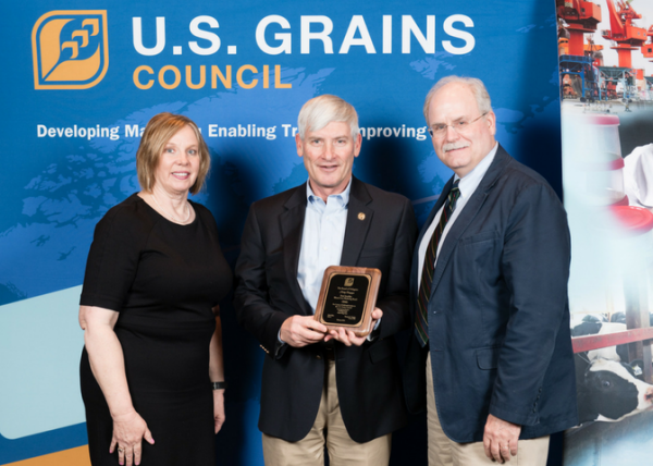 Paul Jeschke recognized by the US Grains Council